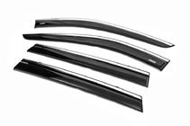 Nissan X-trail T32/Rogue 2014-2021 Deflectores de Ventana con Moldura Cromada (4 uds., Niken) foto 8