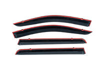 Dacia Lodgy 2012-2022 Deflectores de ventana con moldura cromada (4 uds, Niken) foto 7