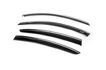 Renault Megane IV 2016-2025 Deflectores de Ventana con Moldura Cromada SD (4 uds, Niken) foto 1