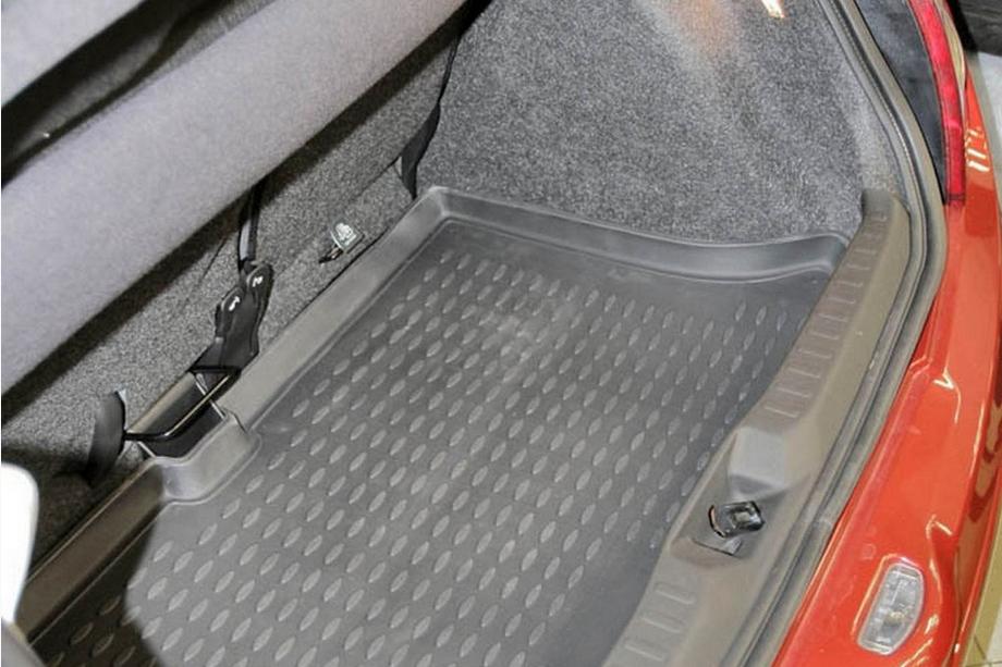 Nissan Micra K12 2003-2010 Alfombrilla de maletero de goma (Novline) HB Foto 2