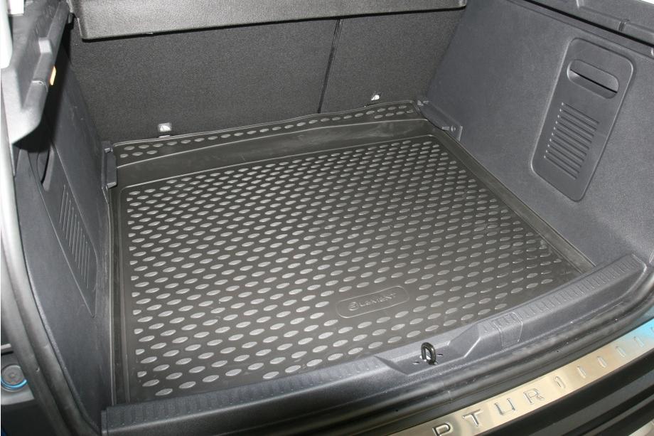 Renault Captur 2013-2019 Alfombrilla de maletero (Novline) 2WD (para versiones sin doble fondo) Foto 4