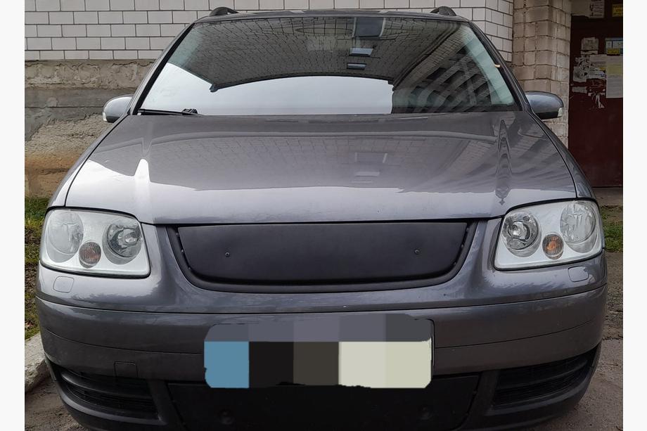 Volkswagen Touran 2003-2010 Rejilla de invierno (superior, 2003-2006) Brillante Foto 1