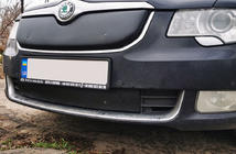 Skoda Superb 2009-2015 Cubierta de rejilla de invierno (Superior, 2008-2013) foto 2