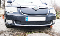 Skoda Superb 2009-2015 Cubierta de rejilla de invierno (Superior, 2008-2013) foto 3