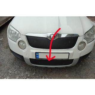 Cubierta de parrilla de invierno (inferior, 2009-2013) Skoda Yeti 2009-2017 foto 2