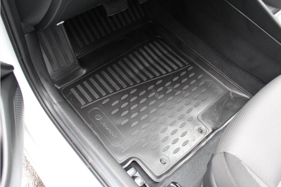 Hyundai Accent 2017-2023 Alfombrillas de goma (Comfort) 3D para interior (4 uds, Novline) Foto 2