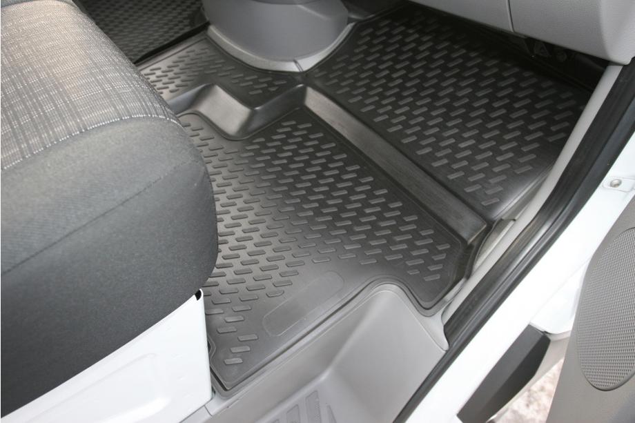 Mercedes Sprinter W906 2006–2018 (2015↗) Alfombrillas de goma interiores (2 uds, Novline) Foto 4