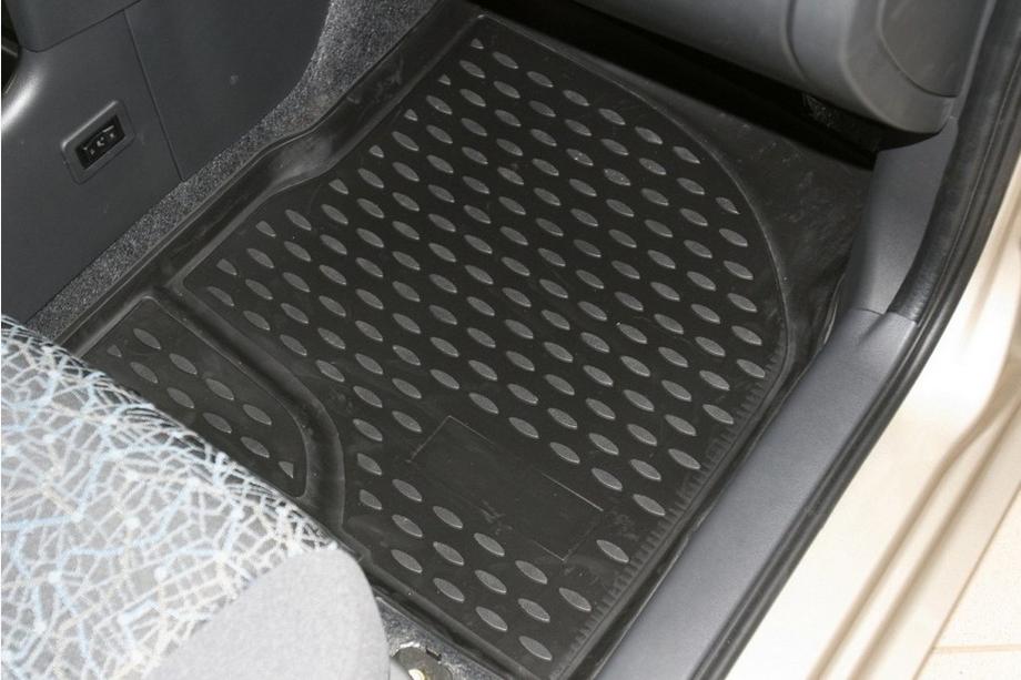 Chery A13 2008-2019 Alfombrillas de goma para interior (4 uds, Novline) Foto 4