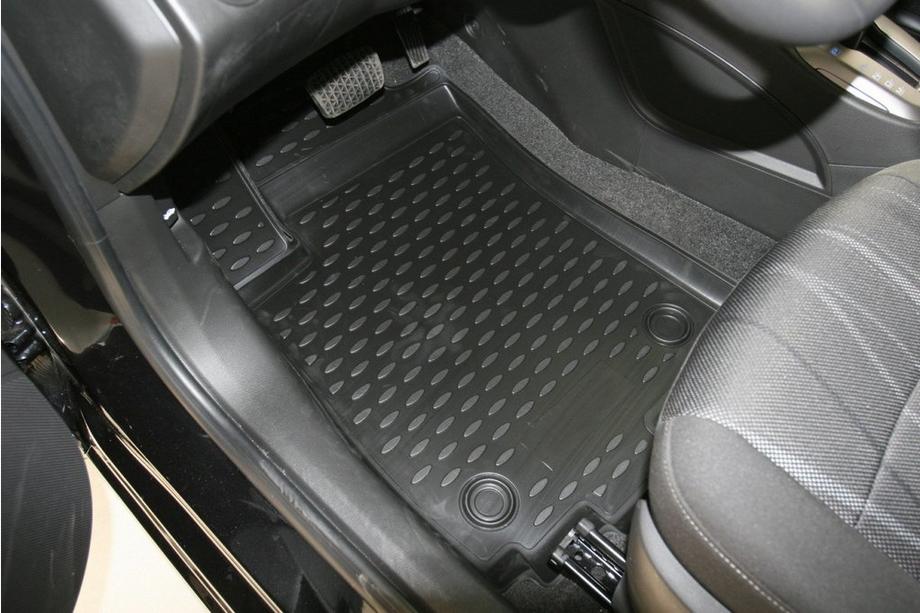 Chevrolet Aveo T300 2011-2020 Alfombrillas de goma para interior (4 uds, Novline) Foto 2