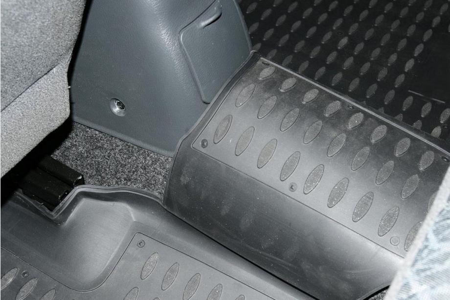 Chevrolet Lanos 1998–2017 Alfombrillas de goma para interior (4 uds, Novline) Foto 4