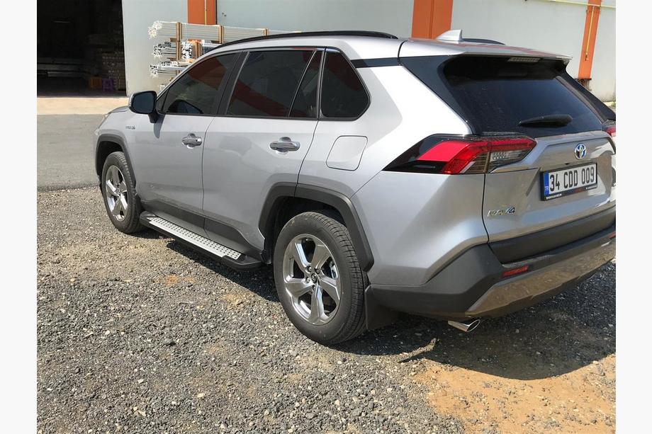 Toyota Rav 4 2019–2025 Estribos laterales Allmond Grey (2 uds., aluminio) Foto 5
