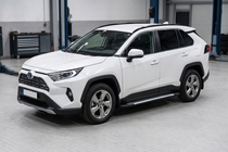 Toyota Rav 4 2019–2025 Estribos Laterales Line (2 uds., Aluminio) foto 1