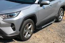 Toyota Rav 4 2019–2025 Estribos Laterales RedLine V1 (2 uds., Aluminio) foto 6