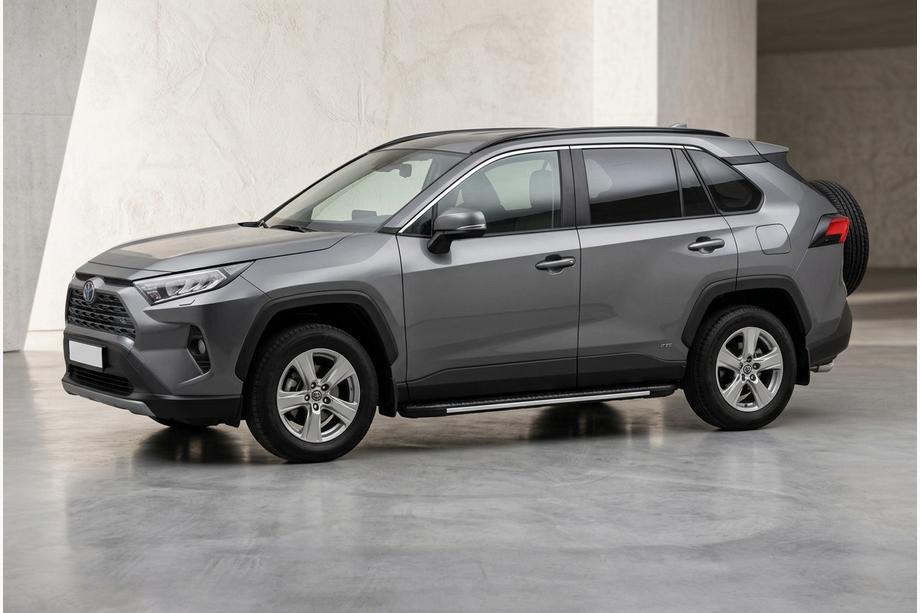Toyota Rav 4 2019–2025 Estribos Laterales Bosphore Grey (2 uds., Aluminio) Image
