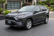 Toyota Rav 4 2019–2025 Estribos Laterales Bosphore Black (2 uds., Aluminio) foto 1