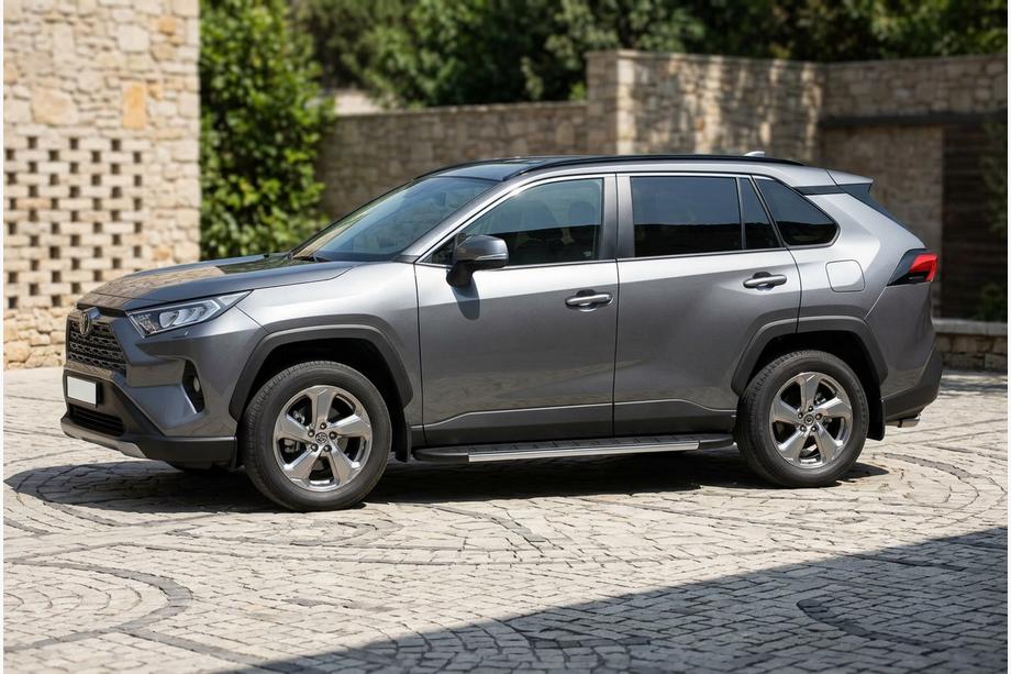 Toyota Rav 4 2019–2025 Estribos Laterales Duru (2 uds., Aluminio) Image