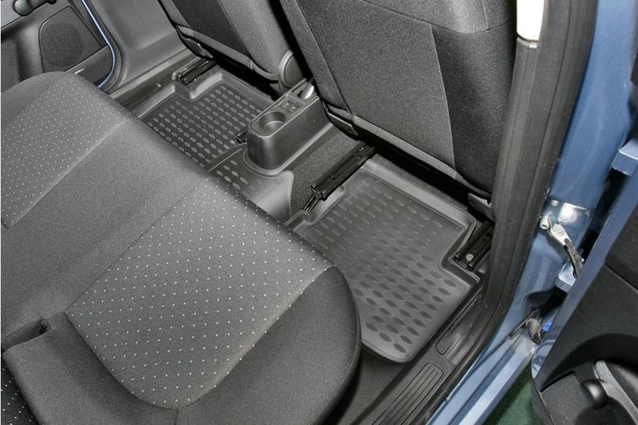 Fiat Punto Grande/EVO 2006-2018 (2006↗) Alfombrillas de goma interiores (4 uds, Novline) 5D Foto 3