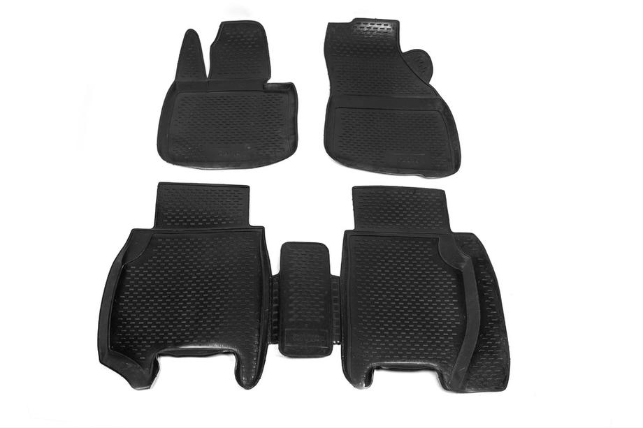 Honda Civic HB 2006-2012 Alfombrillas de goma para interior (4 uds, Original) Foto 1