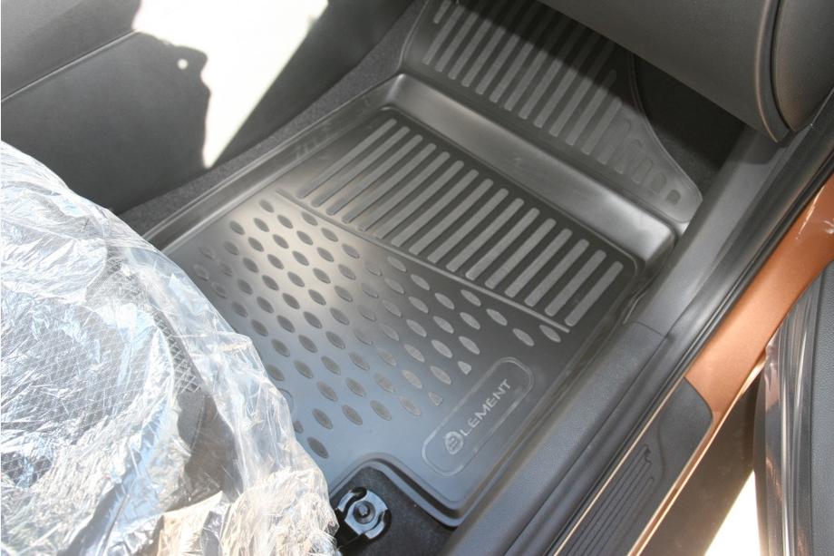 Hyundai Creta 2014-2020 Alfombrillas de goma para interior (4 uds, Novline) Foto 3