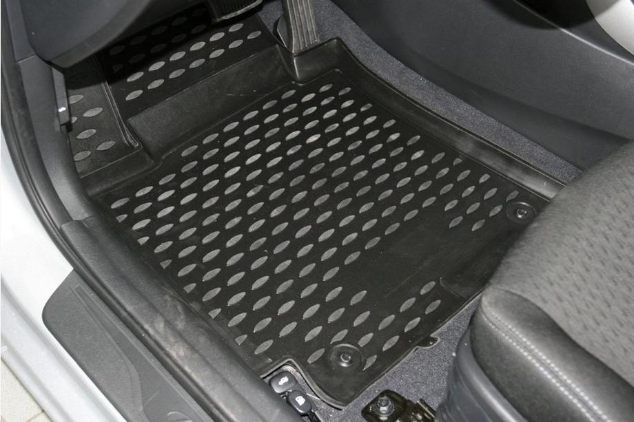 Hyundai Elantra (HD) 2006-2011 Alfombrillas de goma para interior (4 uds, Novline) Foto 2