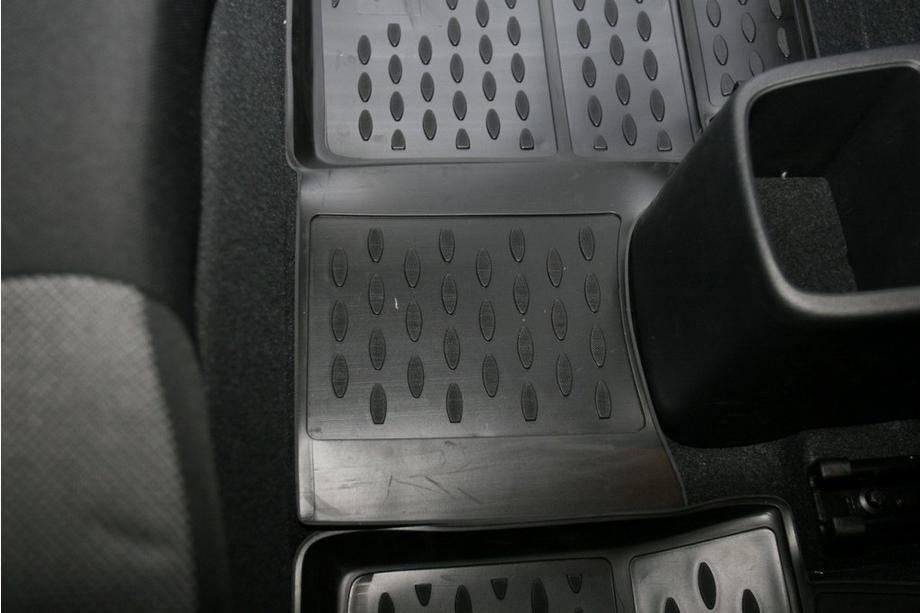 Hyundai Accent 2011-2017 Alfombrillas de goma para interior (4 uds, Novline) HB Foto 5