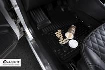 Hyundai Accent 2017-2023 Alfombrillas de goma (Comfort) para interior (4 uds, Novline) foto 3