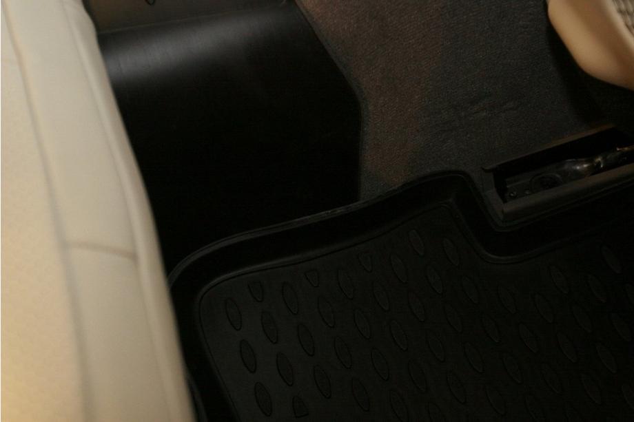 Jaguar XF 2009-2016 Alfombrillas de goma para interior (4 uds, Novline) Foto 3