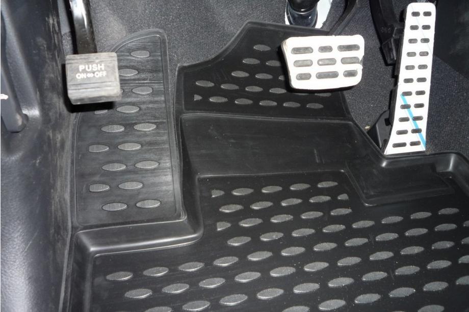 Kia Sorento II XM 2009-2014 (2009-2012) Alfombrillas de goma para interior (4 uds, Novline) Foto 2