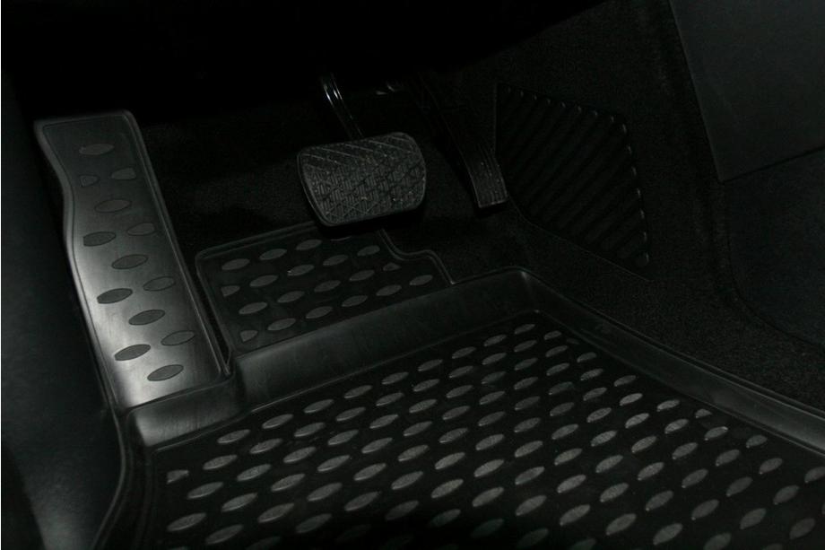 Mercedes B-class W245 2005-2011 Alfombrillas de goma para interior (4 uds, Novline) Foto 2