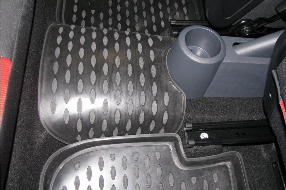 Mitsubishi Colt 2004-2012 (2009↗) Alfombrillas de goma interiores (4 uds, Novline) 5D Foto 4