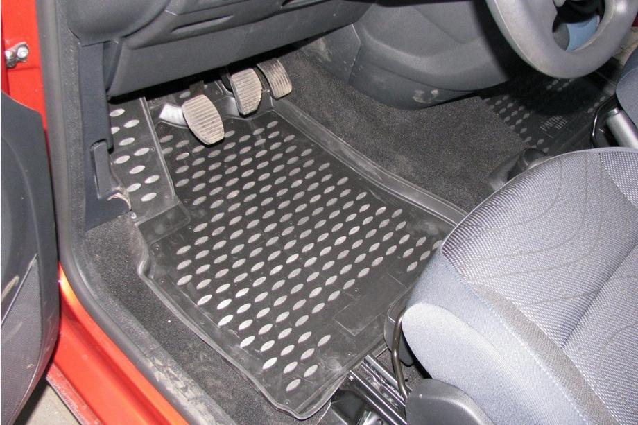 Peugeot Partner Tepee 2008-2018 Alfombrillas de goma para interior (4 uds, Novline) Opcion 1 Foto 2