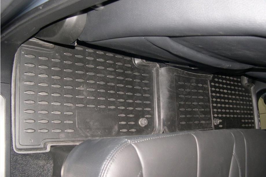SsangYong Rexton I 2001-2017 Alfombrillas de goma interior (4 uds, Novline) Opcion 2 Foto 3