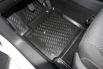 Volkswagen Caddy 2015-2020 Alfombrillas de goma para interior (4 uds, Novline) foto 3