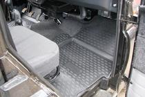UAZ 3151 1985–2003 (Hunter) Alfombrillas de goma interiores (3 uds, Novline) foto 4