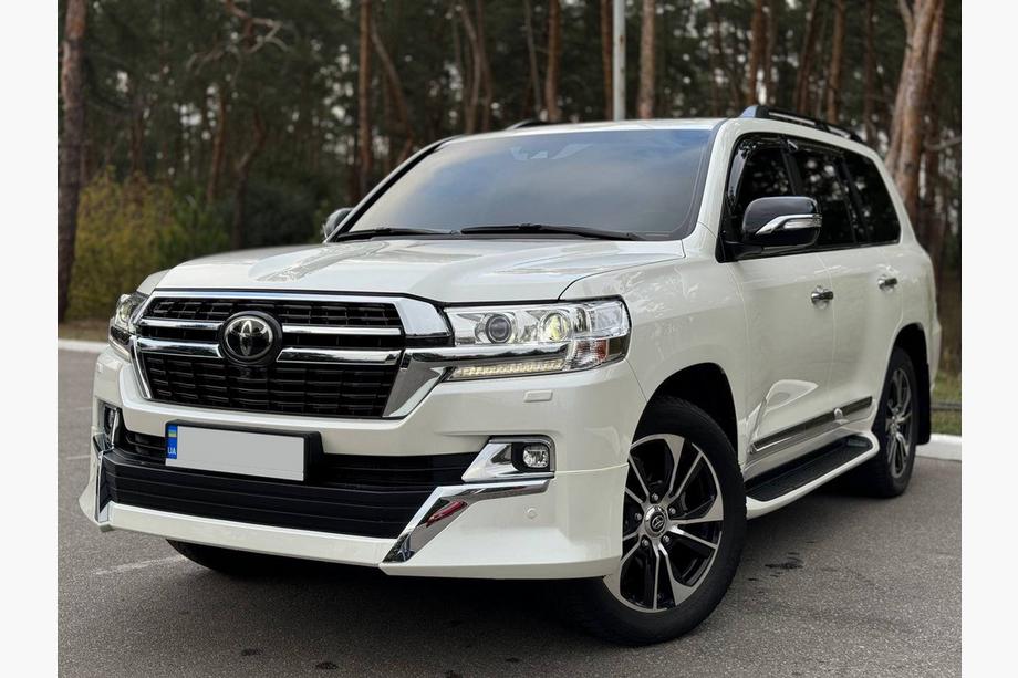 Toyota Land Cruiser 200 2007-2021 Cubiertas de Espejos (con Intermitente, Estilo 2016) Blanco Foto 7