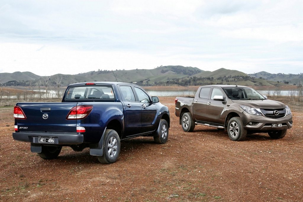 Camioneta Mazda BT-50 de tamaño mediano