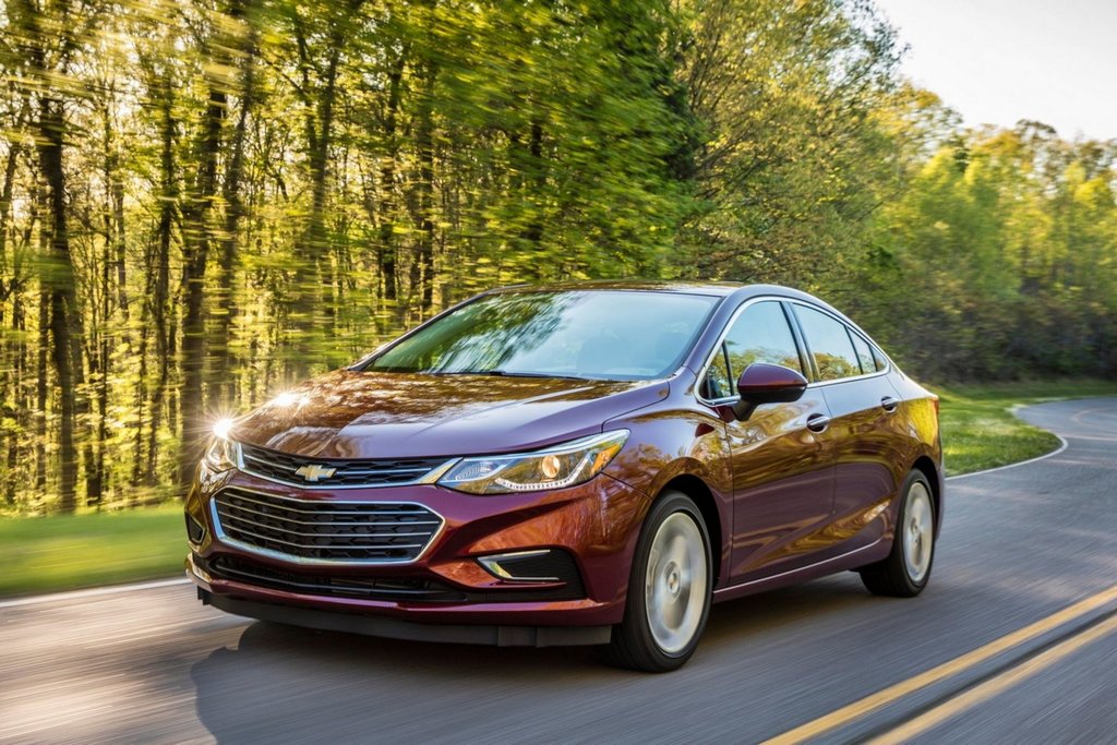 Sedán compacto de Chevrolet Cruze de segunda generación