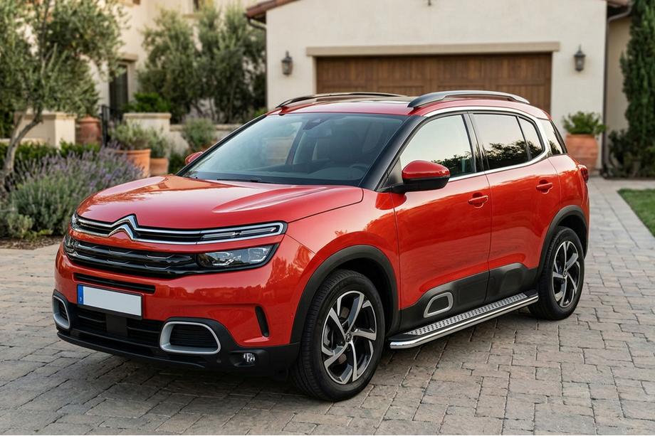Citroen C5 Aircross 2017-2025 Estribos Laterales Maydos V2 (2 uds, Aluminio y Acero Inoxidable) Image