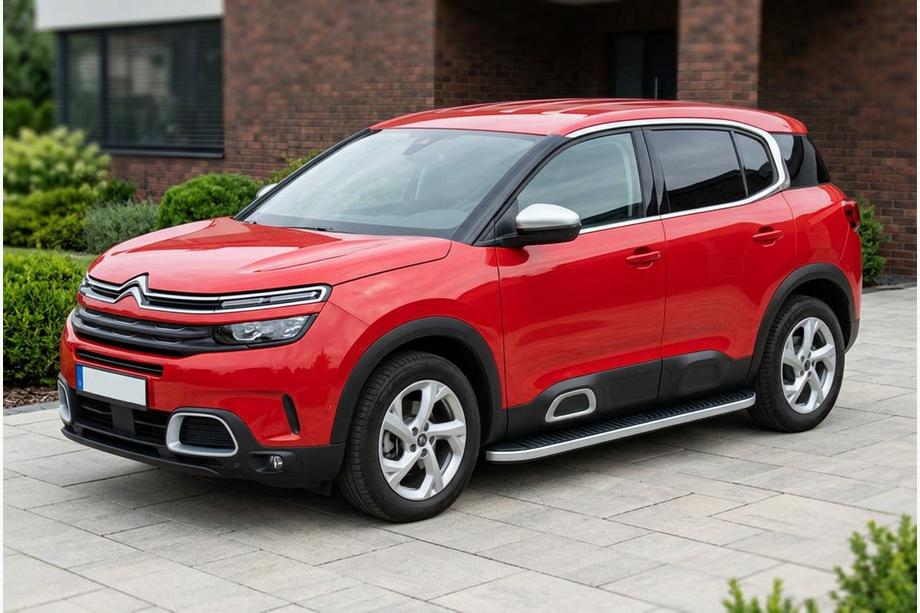 Citroen C5 Aircross 2017-2025 Estribos Laterales Tayga Grey (2 uds, Aluminio) Image