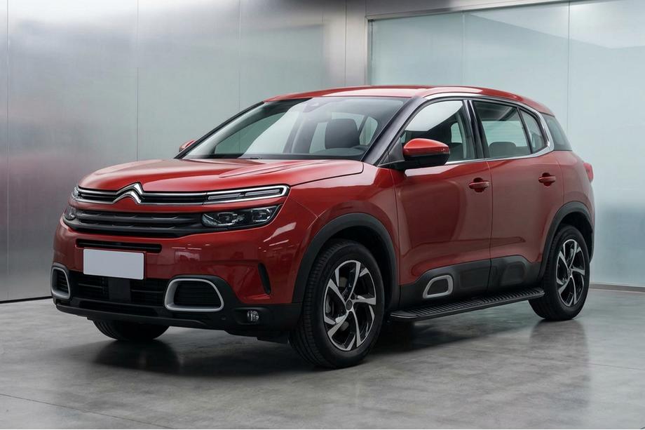 Citroen C5 Aircross 2017-2025 Estribos Laterales Tayga Black (2 uds, Aluminio) Image