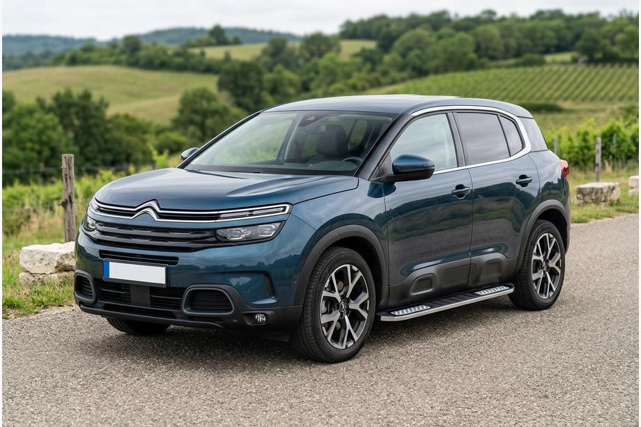 Citroen C5 Aircross 2017-2025 Estribos Laterales Tayga V2 (2 uds, Aluminio) Image