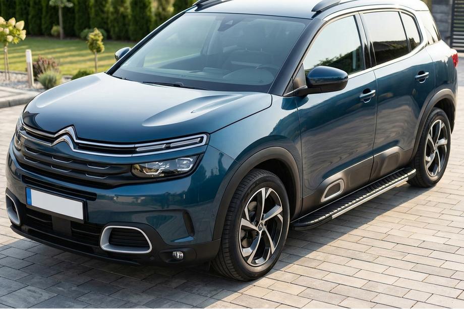 Citroen C5 Aircross 2017-2025 Estribos Laterales Bosphore Grey (2 uds., Aluminio) Image