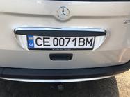 Mercedes Citan 2013-2021 Moldura cromada sobre la matrícula (acero inoxidable) foto 2