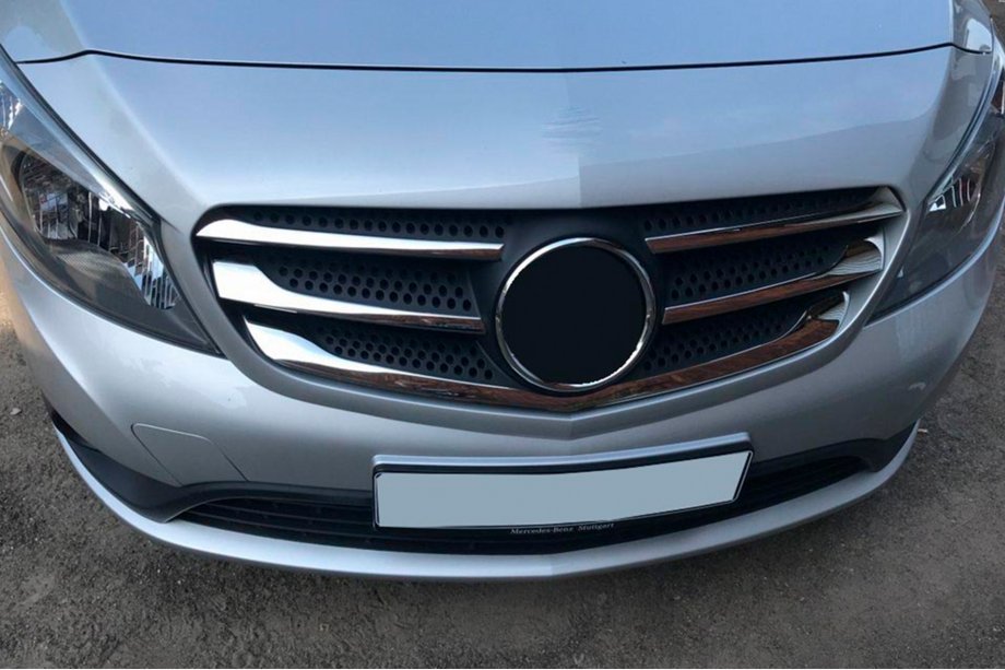 Mercedes Citan 2013-2021 Cubiertas de Parrilla Cromadas (5 uds, Acero Inoxidable) Carmos - Acero Inoxidable Turco Image