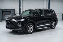 Hyundai Santa Fe 4 2018-2023 Estribos laterales Allmond Grey (2 uds., aluminio) foto 1