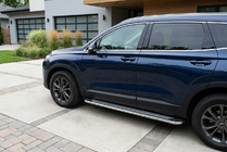 Hyundai Santa Fe 4 2018-2023 Estribos Laterales Maydos V2 (2 uds., Aluminio y Acero Inoxidable) foto 1