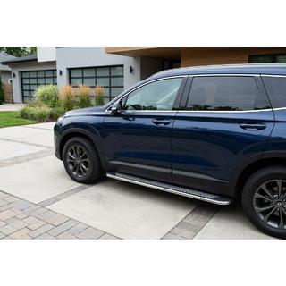 Estribos Laterales Maydos V2 (2 uds., Aluminio y Acero Inoxidable) Hyundai Santa Fe 4 2018-2023 foto 1
