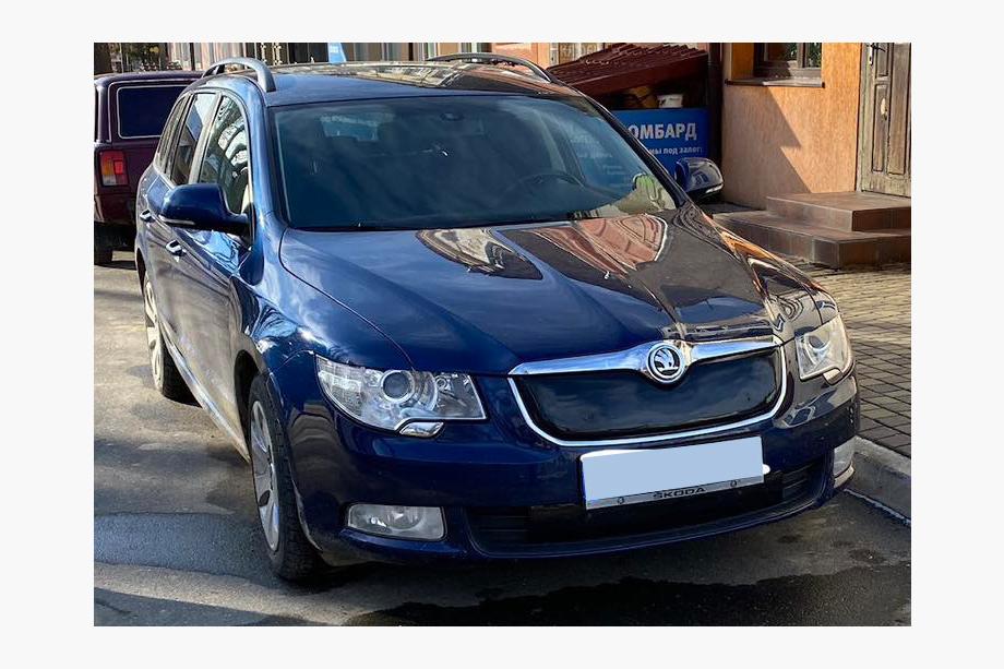 Skoda Superb 2009-2015 Cubierta de rejilla de invierno (inferior, 2008-2013) Foto 7