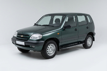 Chevrolet Niva 1998-2020 Estribos Laterales Bosphore Grey (2 uds., Aluminio) foto 1