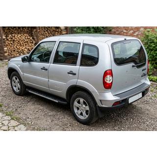 Estribos Laterales Duru (2 uds., Aluminio) Chevrolet Niva 1998-2020 foto 1